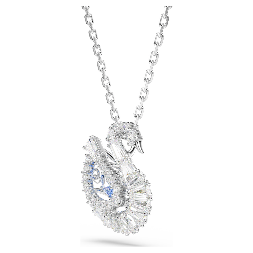 swarovski قلادة swan، قطع متنوع، بجعة، لون أزرق