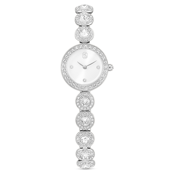 swarovski ساعة una angelic، سوار كريستال، لون فضي، ستانلس ستيل